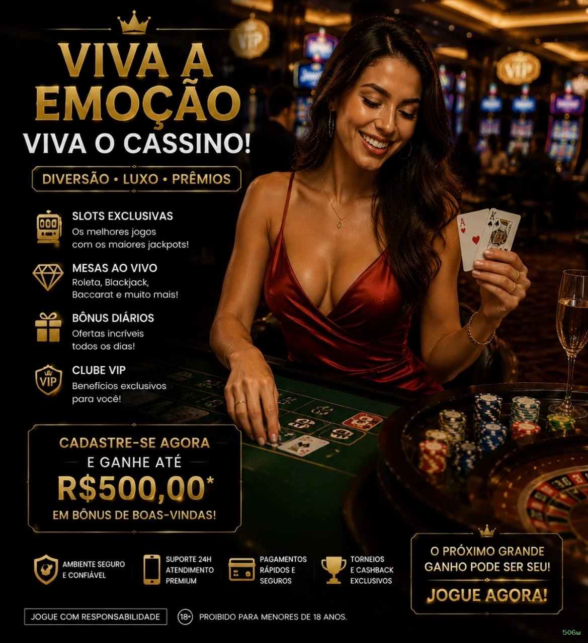 Desempenho do app 506w em diferentes aparelhos